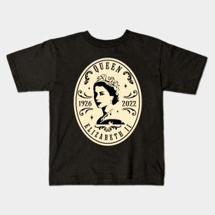 Queen Elizabeth 1926 - 2022 Kids T-Shirt